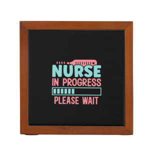 Nurse In Progress Please Desk Organizer