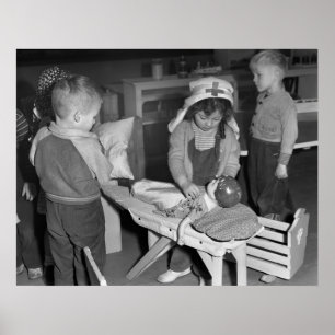 Nurse in Training, 1943 Poster
