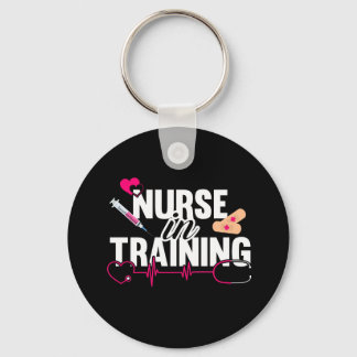 Nurse In Training Nursing Student Keychain