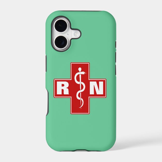 Nurse Initials Iphone Case (Back)