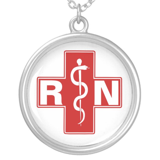 Nurse Initials Necklace (Front)