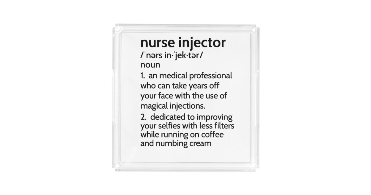 Nurse Injector Definition Aesthetic Nurs Acrylic Tumbler