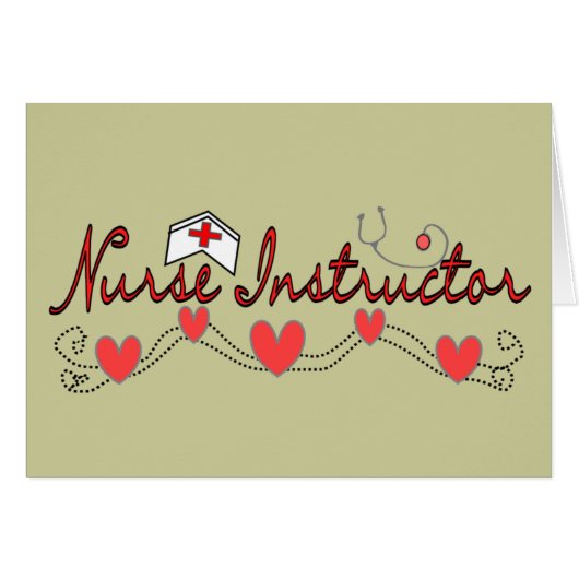 Nurse Instructor Gifts Cards (Front Horizontal)