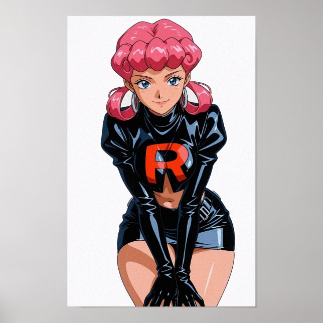 Nurse joy team rocket poster (Front)