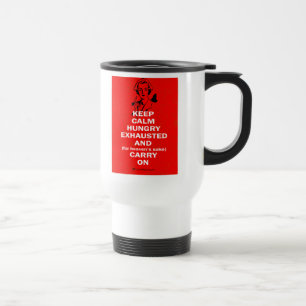 Nurse - Keep Calm and Carry On Travel Mug