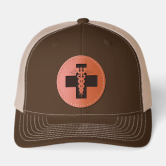 Nurse Leather Patch Hat