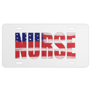 Nurse License Plate