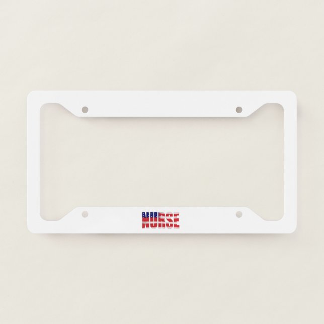 Nurse License Plate Frame (Front)