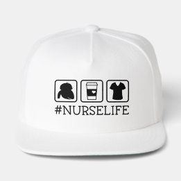#Nurse Life Baby Coffee Scrubs RN Snap Back Hat