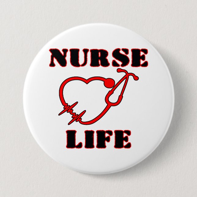NURSE LIFE BUTTON (Front)