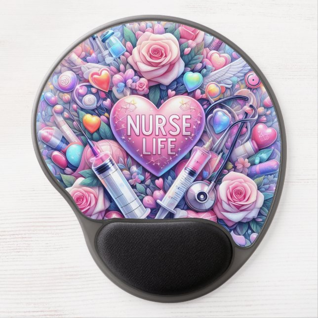 Nurse Life  Gel Mouse Pad (Front)