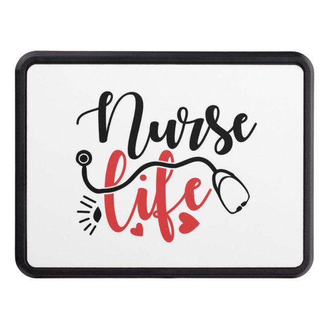 Nurse Life Gifts  Hitch Cover (Front)
