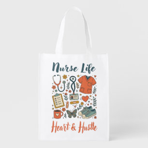 Nurse Life Grocery Bag