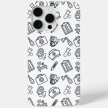 Nurse Life Icon Pattern Case-Mate iPhone Case