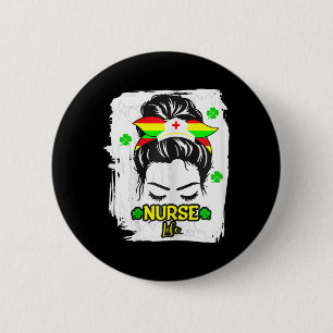 Nurse Life Juneteenth Black History African Rn Lpn Button