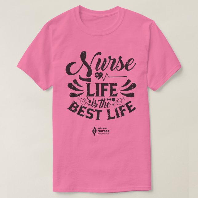 Nurse Life Light Colored  T-Shirt (Design Front)