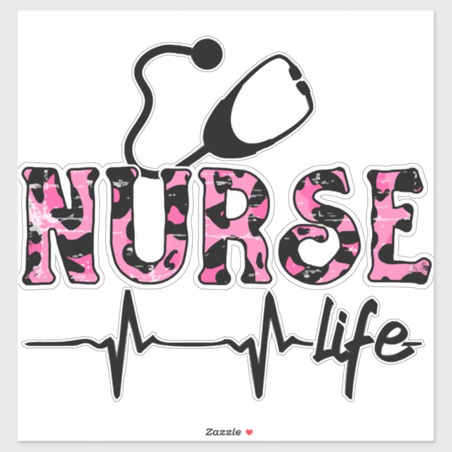 Nurse Life - Living that Nurse Life Sticker (Sheet)