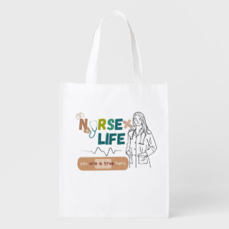"Nurse Life Mode: Always On – Tote Bag for Nurses"