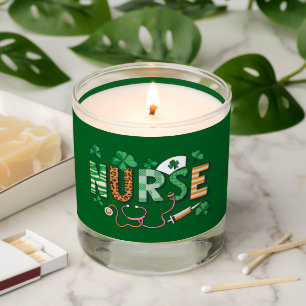 Nurse Life Nurse Day Gifts St Patricks Day  Scented Candle