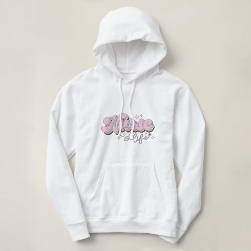 Nurse Life _ Retro Style Hoodie