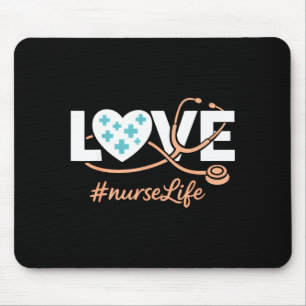 Nurse life rn lpn cna healthcare week 2026 funny mouse pad