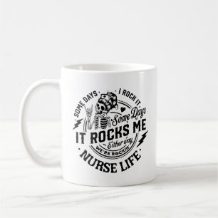 Nurse Life Slogan Coffee Mug