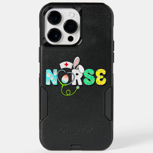 Nurse Life Stethoscope Nursing Cute Bunny Egg East OtterBox iPhone 14 Pro Max Case