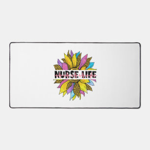 Nurse life Sticker Desk Mat