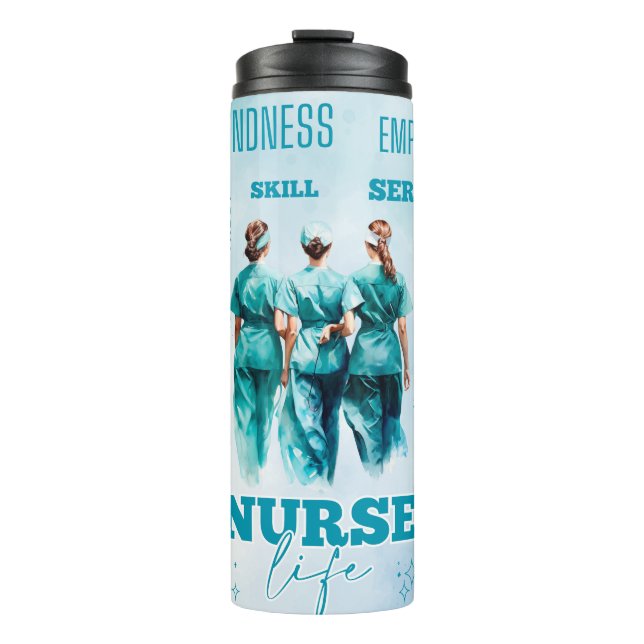 Nurse Life Thermal Tumbler (Front)
