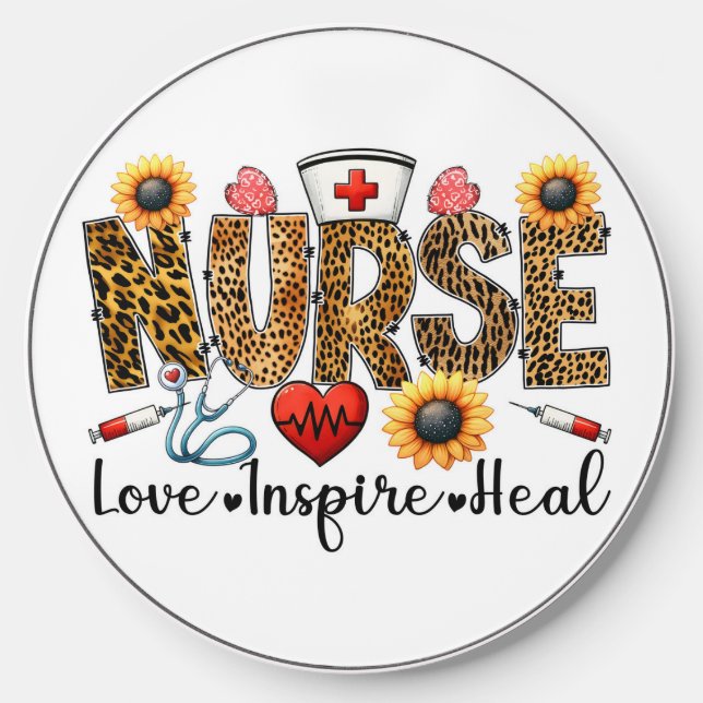 Nurse Logo  Wireless Charger (Front)