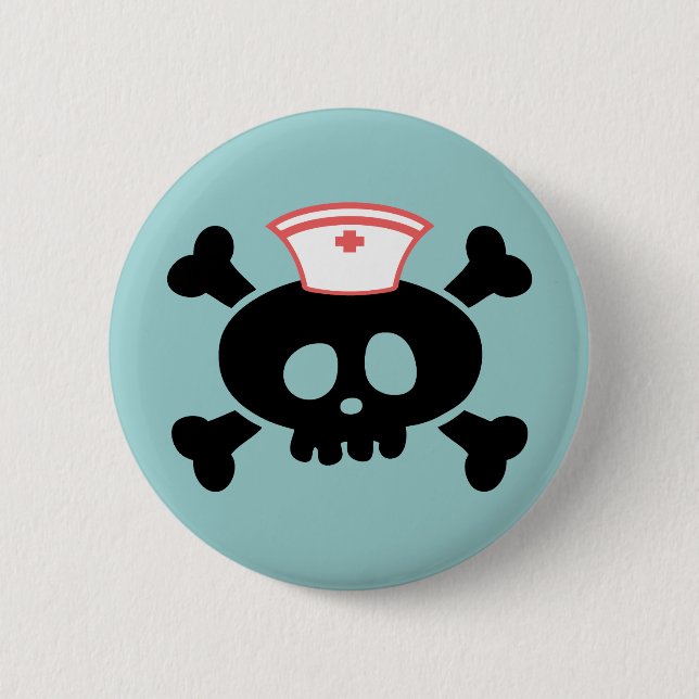 Nurse Lolly Pinback Button (Front)