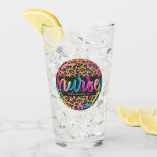 "Nurse - Love, Inspire, Heal" in Rainbow Color Glass