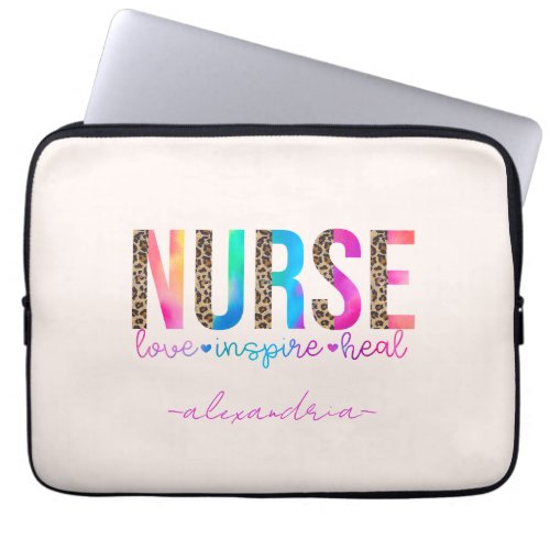 Nurse _ Love Inspire Heal Laptop Sleeve