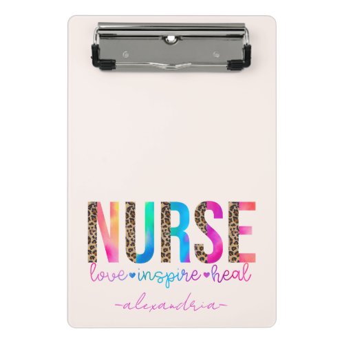 Nurse _ Love Inspire Heal Mini Clipboard