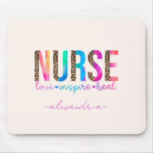 Nurse - Love, Inspire, Heal Mouse Pad