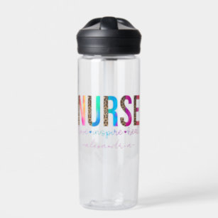 Nurse - Love, Inspire, Heal Water Bottle