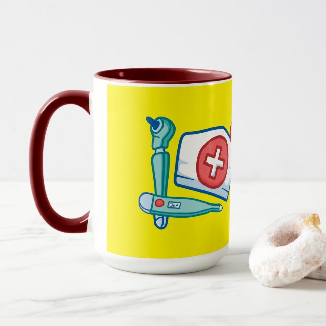 Nurse Love Life Mug (With Donut)