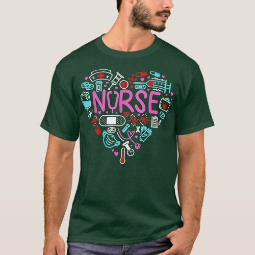 Nurse Love Nursing Student RN Life Thank You Gifts T_Shirt