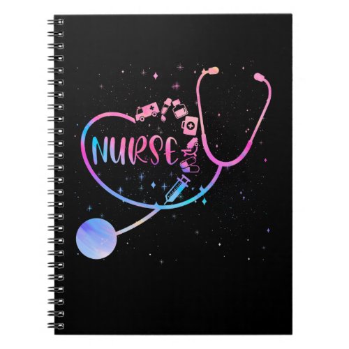 Nurse Love Nursing Student RN Life Thank You Notebook
