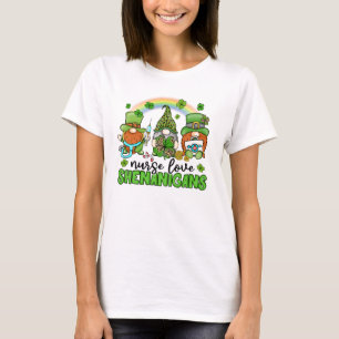 Nurse Love Shenanigans St. Patrick's T-Shirt