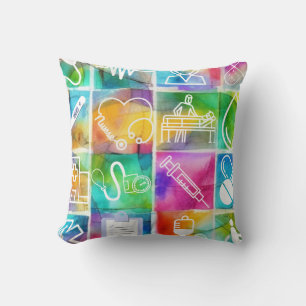 Nurse Love Throw Pillow
