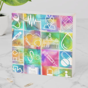 Nurse Love Wooden Box Sign