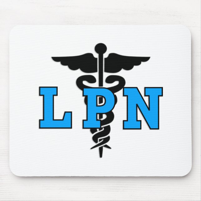 Nurse LPN Medical Symbol Mouse Pad (Front)