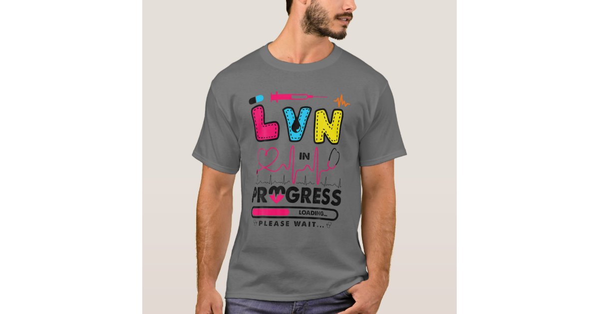 Future LVN In Training LVN Nurse In Progress LVN Student V-Neck T-Shirt
