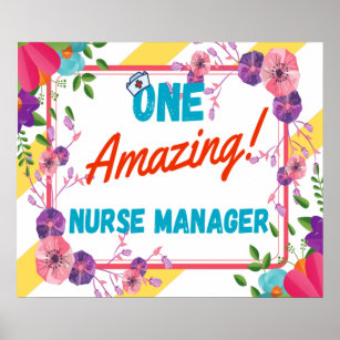 Nurse Manager Appreciation Gift Idea Poster