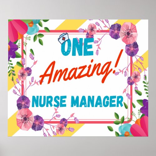 Nurse Manager Appreciation Gift Idea Poster