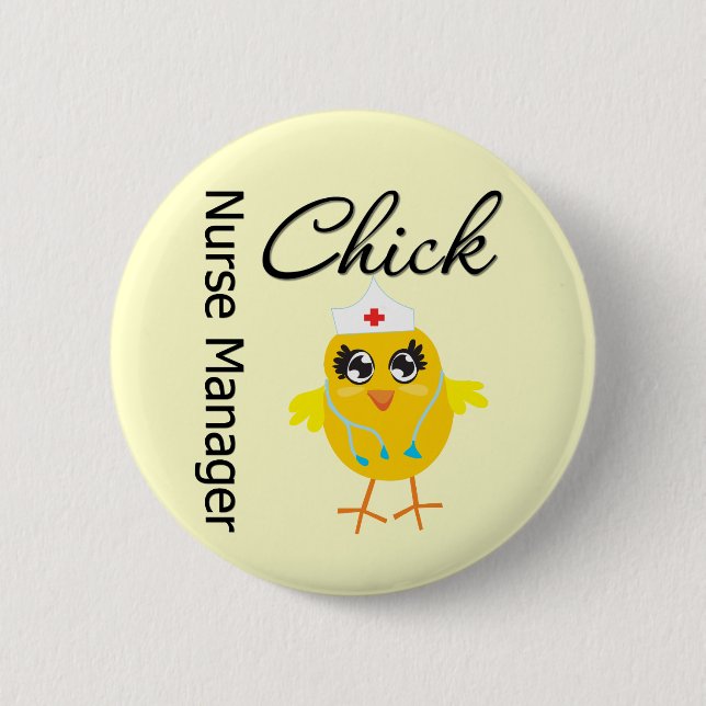 Nurse Manager Chick v1 Button (Front)