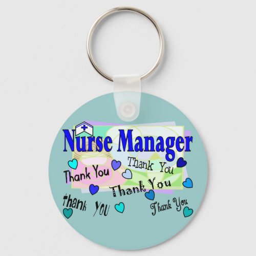 Nurse Manager THANK YOU Keychain
