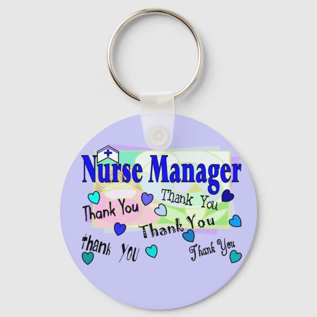 Nurse Manager THANK YOU Keychain (Front)