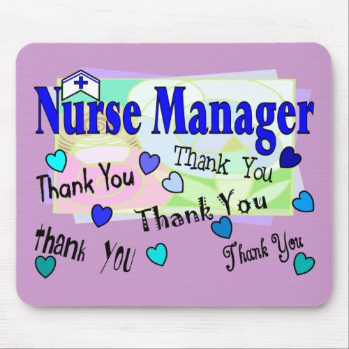 Nurse Manager THANK YOU Mouse Pad